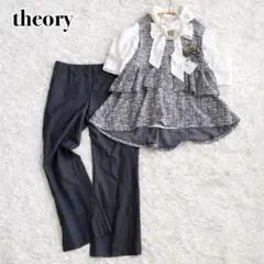 theory他 オフィスカジュアル4点セット 通勤 綺麗め パンツスーツ M-L