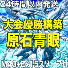 遊戯王 大会構築原石青眼デッキ40枚＋E X15枚＋スリーブ＋α - メルカリ