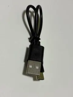 USB-A to USB-C ケーブル 黒　約30cm