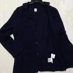 【美品✨】タケオキクチ ニット テーラードジャケット 紺 S