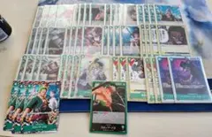 ワンピース カード　緑ゾロ　デッキパーツ　セット　R SR