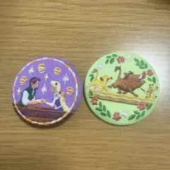 ディズニー刺繍缶バッジ