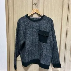 ▪️美品　NIKO AND... メンズ　ダークグリーン系セーター　Lサイズ▪️
