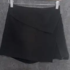 EMODA ショートパンツ ラップパンツ ブラック モード スタイリッシュ M