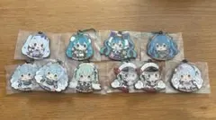 一番くじ 雪ミク R賞 ラバーチャーム 10点セット