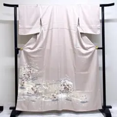 未着用　色留袖　茶屋辻　金彩　流水　菊花　家屋　松竹梅　菖蒲　着物　023k