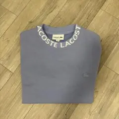 LACOSTE ラコステ ロゴネック スウェット ブルーのサムネイル