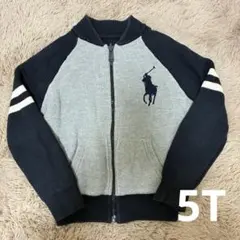 ポロラルフローレン　110 アウター　リバーシブル　男の子　ニット　カーディガン