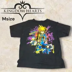 [希少] KINGDOMHEARTSキングダムハーツブラックTシャツMディズニー
