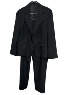 ブラックパンツ、スカートスーツ 3点セット 23号　大きいサイズ