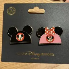 ディズニー ピンバッジ ミッキー ミニー イヤーハットのサムネイル