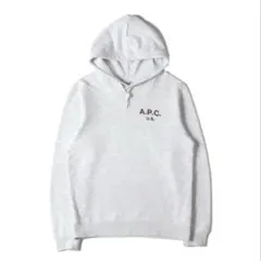 A.P.C. グレー フード付きパーカー