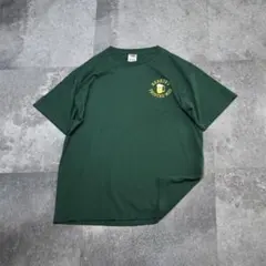 古着 ビール 刺繍 スタッフTシャツ Tシャツ 半袖Tシャツ ダークグリーン
