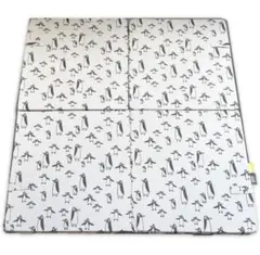 4つ折りマット お昼寝マット 敷き布団 子供用　ベビー ペンギン