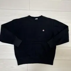 Champion ブラック クルーネックスウェット M