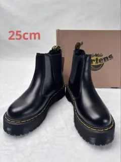 UK４⏫ドクターマーチン　サイドゴアブーツ　チェルシーブーツ　美品　黒 チェルシー（メンズ）