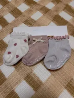petit main ベビー靴下 3足セット　9-11cm