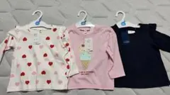 長袖Tシャツ 80サイズ　3枚セット　女の子