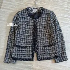 オンワード樫山 ノーカラージャケット