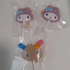 サンリオキャラクター　カラフルキャンディチャーム　マイメロディ ウサハナ セット