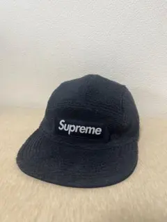 Supreme ネイビー　リバーシブルキャンプキャップ