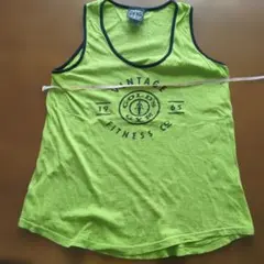 GOLD'S GYM グリーン タンクトップ S