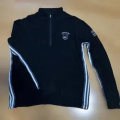 PEARLY GATES ブラック ハーフジップ シャツ サイズ5