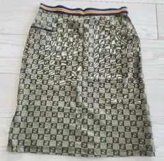 FENDI フェンディ イタリア製 ズッカ柄スカート レディース S〜M相当 中古・古着通販】FENDI JEANS (フェンディ ジーンズ) ズッカ柄スカート