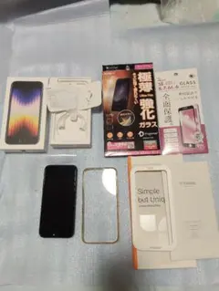 本日限り値下げ中 iPhone SE3 本体 第3世代 未使用保護ガラス×3