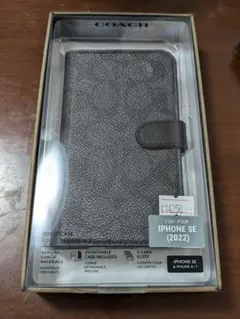 COACH iPhone SE (2022) 手帳型ケース iPhone SE（第3世代）用 COACH（R）ブックタイプケース／EMBOSSED