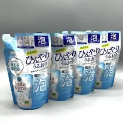 【4個セット】ハダカラ 泡ボディソープ クールアクアミント ひんやり冷感 詰替用のサムネイル