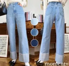 しまむら ロールアップデニムパンツのサムネイル