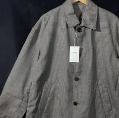 LIDNM リドム 千鳥柄 オーバー ステンカラーコート