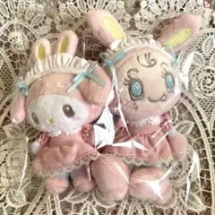 メゾピアノ サンリオ マスコットホルダー ベリエちゃん マイメロディ ぬいぐるみ