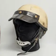 ショーティヘルメット　ポリスヘルメット ブルーリボンエイジング塗装 ショーティヘルメット ポリスヘルメット ブルーリボンエイジング塗装