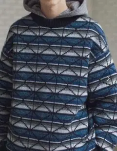 PENDLETON ヴィンテージ パターン クルーネック ニット 完売品