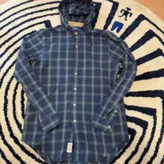 90's Polo by Ralph Lauren フード付き オンブレシャツ