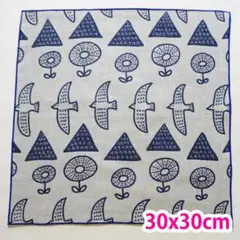 クマの収穫 clocomi 播州織 30x30cm ガーゼハンカチ
