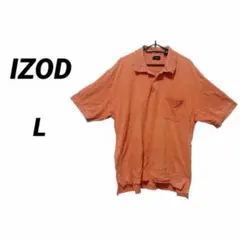 IZOD 【L】オレンジ ポロシャツ