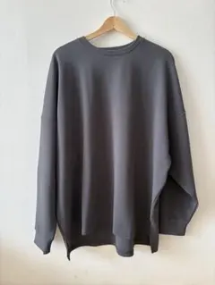 グレー オーバーサイズ スウェットシャツ