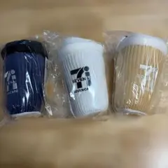 Happyくじ『セブン-イレブン』B賞　セブンカフェぬいぐるみチャーム3点セット