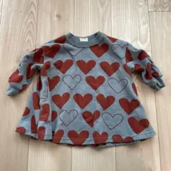 ブリーズ ハート柄 ワンピース