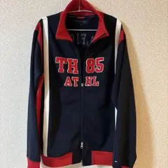 TOM MYH ILF IGERジップアップスポーツジャケット ネイビー/レッド