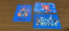 ディズニー100 ワンダーカードコレクション　スティッチ、ニモ、１００周年3点