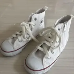 CONVERSE ホワイト ハイカットスニーカー