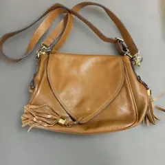 ROSE BUD ショルダーバッグ ブラウン タッセルのサムネイル