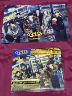 SixTONES GOLD 通常盤 特典クリアファイル 付