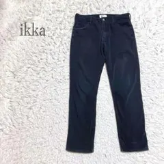 イッカ　ブラックパンツ　ストレッチ◎ Mサイズ　着心地良い　カジュアルパンツのサムネイル