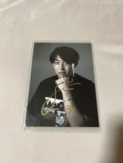 アルビレックス新潟 奥村仁 直筆サイン入りフォト