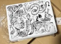 ヒグチユウコ　ホルベイン　お道具箱　猫デザインの収納用缶　ボリス　ふくろう　レア ヒグチユウコ ホルベイン お道具箱 猫デザインの収納用缶 ボリス